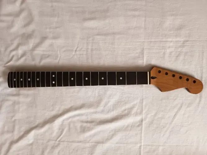 Braço Stratocaster 4a Roasted Tiger/flamed Maple Rosewood