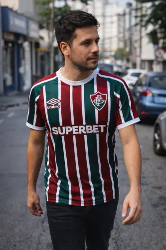 Camisa Fluminense Tricolor Modelo Torcedor Premium Dry Fit ?