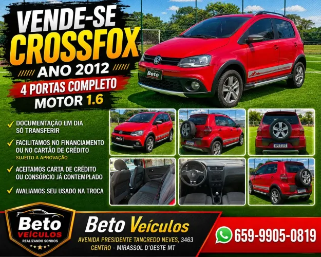 Volkswagen Crossfox 1.6 MI Total Flex 8V 5P 2012