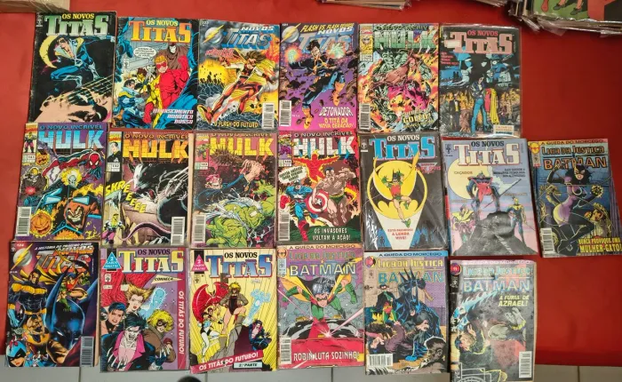 Gibis Titãs Hulk X-Men