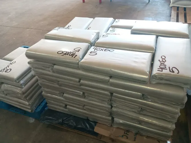 Sacos para lixo/areia/pedra