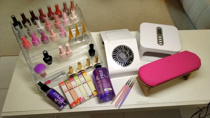 Kit para Nail Designer - Com os melhores produtos e equipamentos!<br>