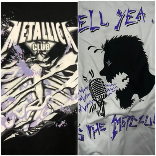 Metallica 2 camisas oficiais originais do metclub
