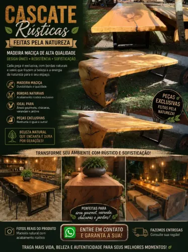 Mesas rústico