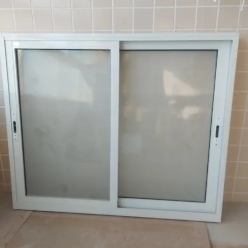 Janela em Aluminio cor Branco 02 Folhas