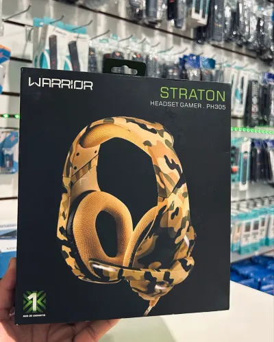Headset Gamer Warrior ideal para Pc - Conexão USB com Microfone 