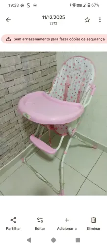 Cadeira alimentação 