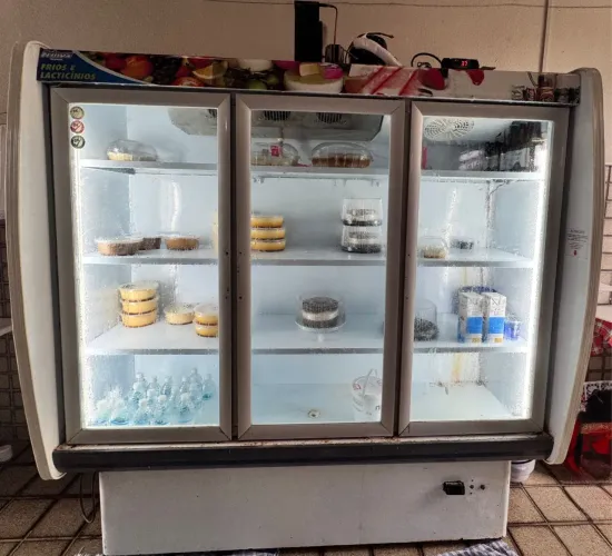 Expositor refrigerado 3 portas