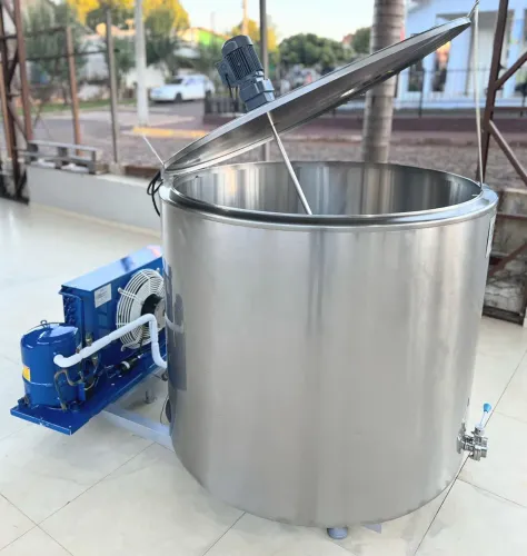 Tanque Refrigerado 500 Litros de Inox Tina De Caldas Açaí Sorvetes Água Misturador