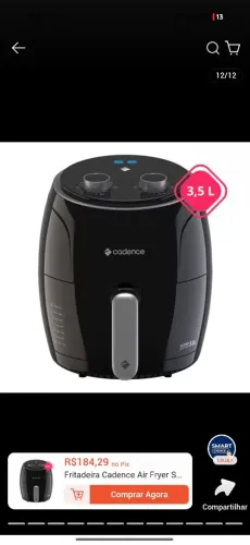 Airfryer cadence