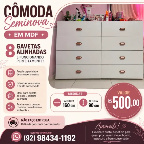 Cômoda seminova