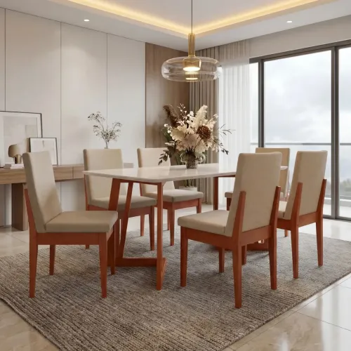 Mesa Jantar 6 Lugares
