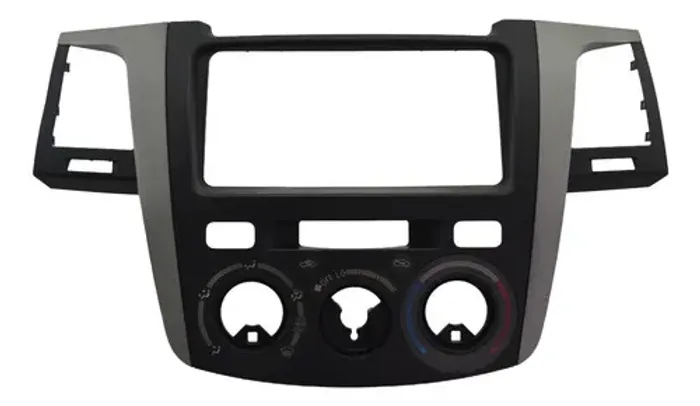 Moldura Central Radio Comando Ar Hilux 2007 Original Preto