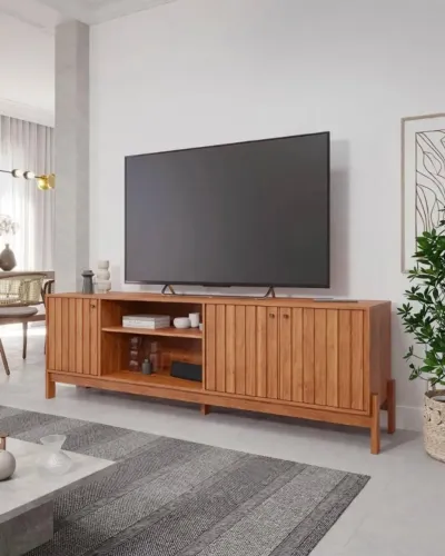 Banda holanda 2,05m gavetas com corretiças slowmotion, 100% mdf