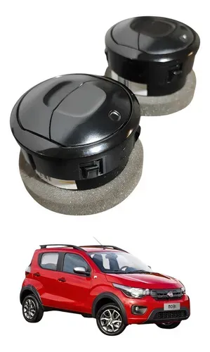 Par Difusor De Ar Lateral Fiat Mobi 2018 A 2022 100227880