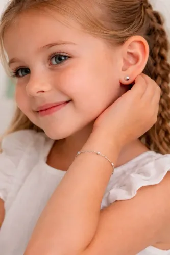 Conjunto de prata infantil