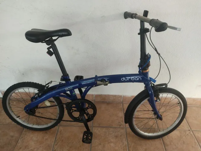 Bicicleta urbana dobrável Durban Eco R20 - azul