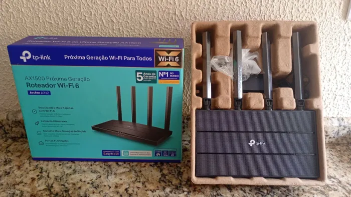 Archer AX12 | Roteador Wi-Fi 6 Gigabit Dual Band AX1500 