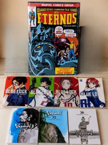 Blue Lock + Vagabond + Os Eternos