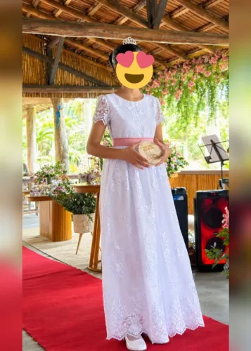 Vestido Daminha Luxo