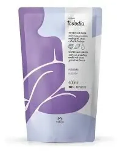 Natura creme hidratante corporal algodão refil 400ml