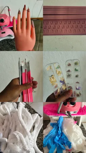 VENDO LOTE COMPLETO DE MATERIAL PARA UNHAS ?