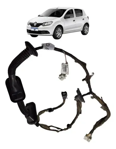 Chicote Porta Dianteira Le Renault Sandero 1.0 2020 Uzad0