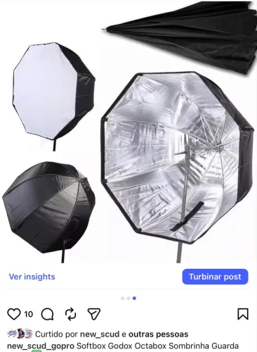Softbox Godox Octabox Sombrinha