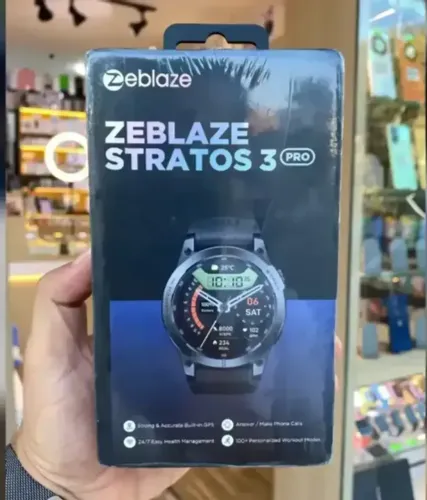 Zeblaze Stratos 3 Pro lacrado - tela AMOLED, GPS, atende chamadas