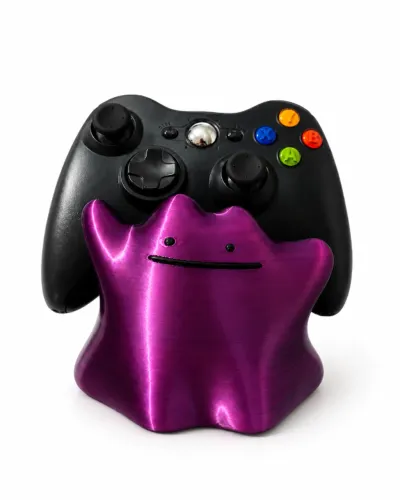 Suporte para Controle Ditto Roxo Metálico - Organizador e Decoração Gamer