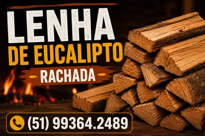 Lenha eucalipto vermelho