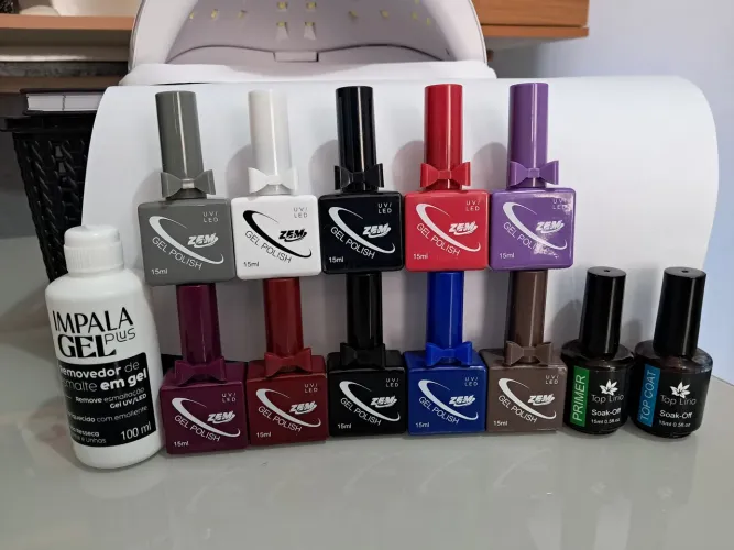 Kit unhas em gel