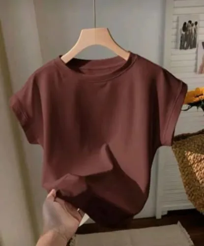 Blusa básica Marrom - G