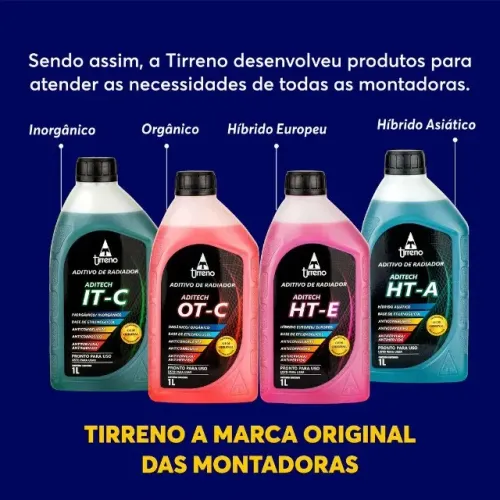 Aditivos de radiador Tirreno OTC / HTE / HTA