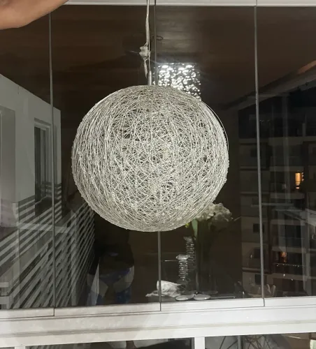 Pendente para sala Globo com leds