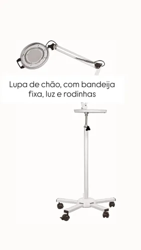 Vendo lupa com pé 