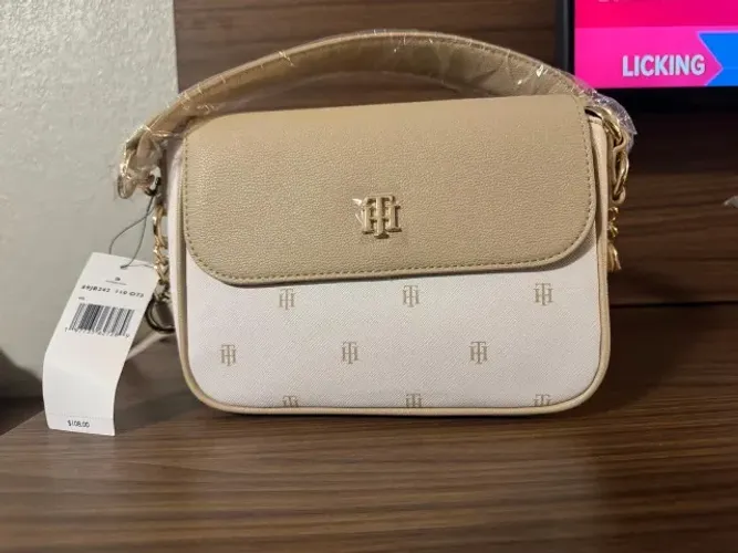 Bolsa feminina crossbody Tommy Hilfiger - Nude