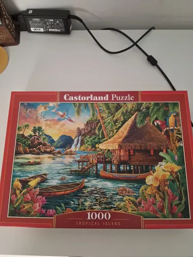 "Tropical island" Quebra-cabeças 1000 peças importado