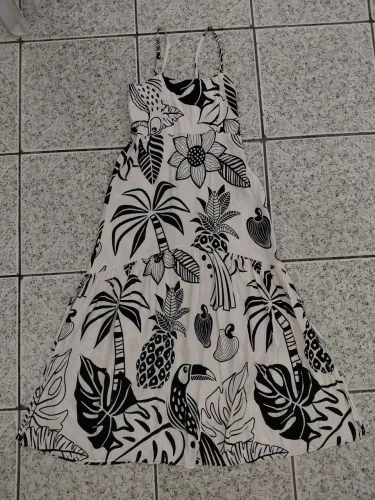Vestido estampado da shein