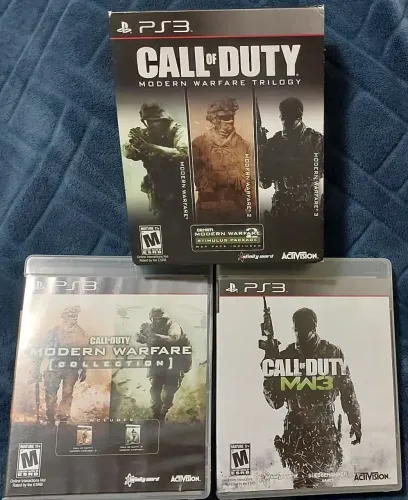 PS3 3CD'S Call of Duty Modern Warfare Collection Trilogy 