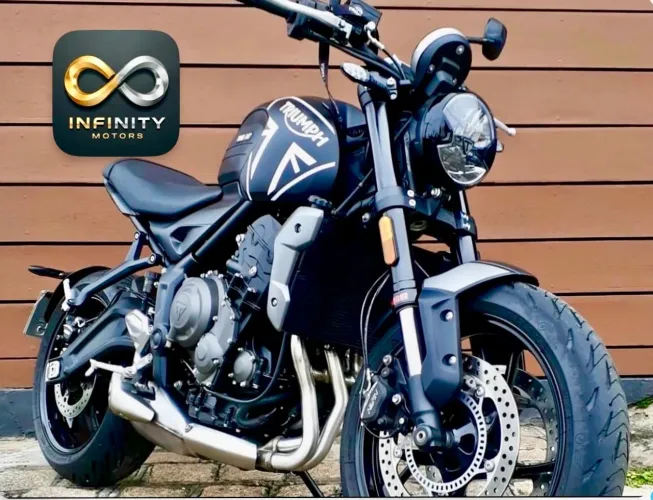 Triumph Trident 660 2023 igual 0km financio troco carro moto maior menor valor 