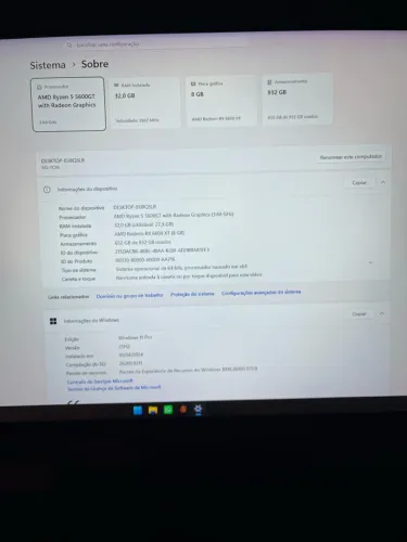 VENDO PC GAMER DE ALTO DESEMPENHO ACOMPANHA PERIFÉRICOS