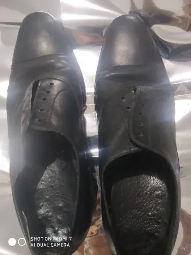 Sapato em couro preto