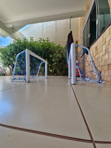 Trave de Futebol Golzinho de Aço com Redes