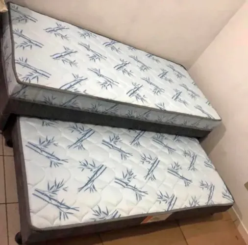 Cama Solteiro com Auxiliar (Ortobicama)