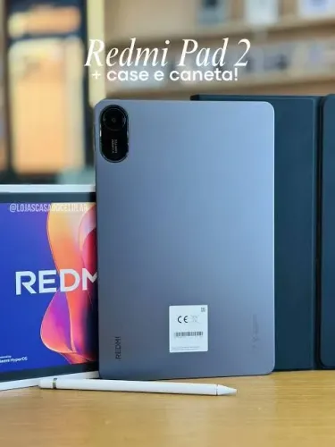 Xiaomi Redmi Pad 2 8GB/256GB - Impecável + Capa + Caneta Stylus