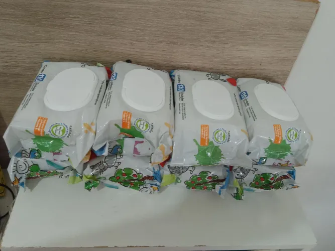 Lenço umedecido 120 folhas 