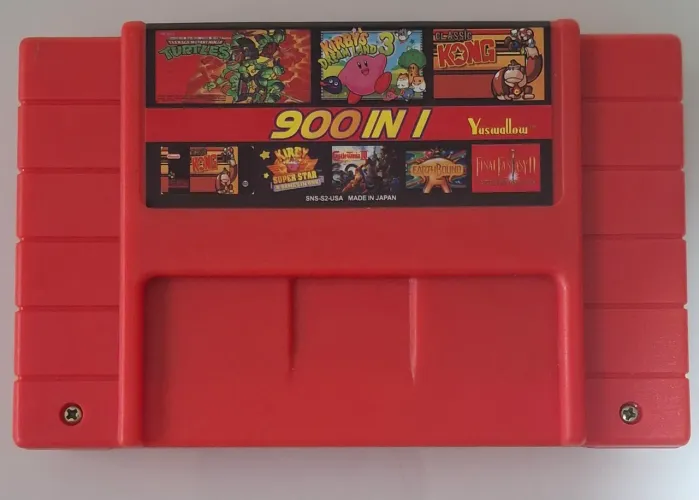 Fita 900 in 1 Snes Super Nintendo excelente estado