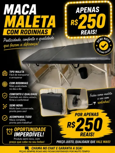 Maca maleta semi nova