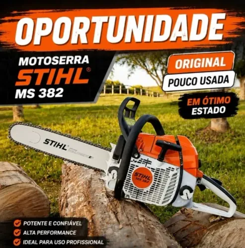 Moto serra Stihl impecável pouco usada